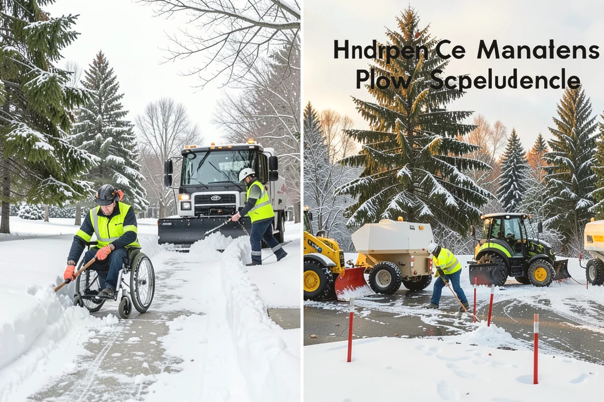 School Snow Plowing in North Bend, King County, WA - Confirm the bell schedule and bus-loop priorities with facilities staff