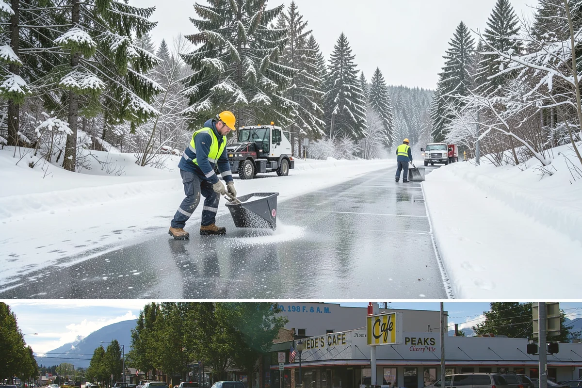 School Snow Plowing in North Bend, King County, WA - Establish a contract before the school year's winter term so every campus opening is safe.