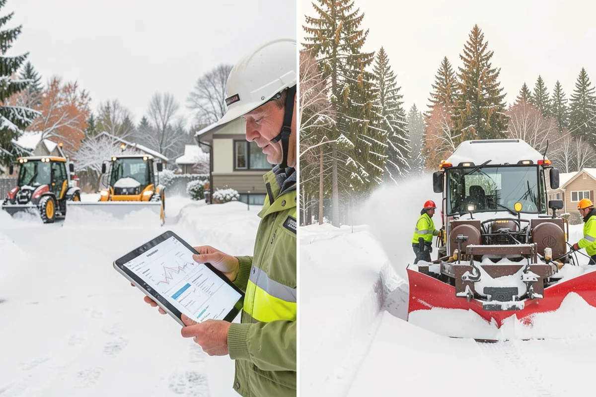 School Snow Plowing in Orting, Pierce County, WA - Confirm the bell schedule and bus-loop priorities with facilities staff