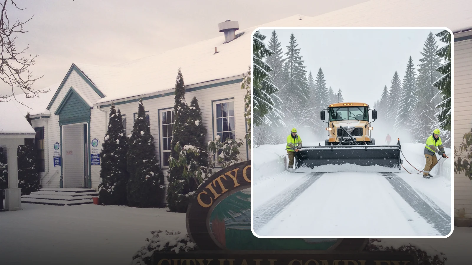 School Snow Plowing in Pacific, King County, WA - We plow school lots, bus loops, and student drop-off zones before the first bell so staff, buses, and parents move safely.