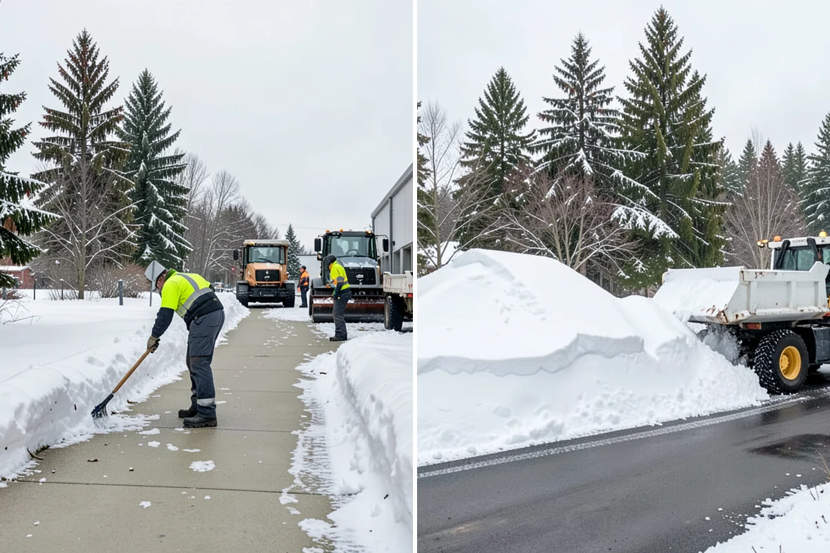 School Snow Plowing in Pacific, King County, WA - Confirm the bell schedule and bus-loop priorities with facilities staff
