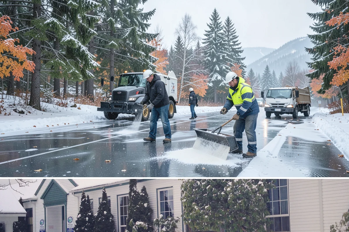 School Snow Plowing in Pacific, King County, WA - Establish a contract before the school year's winter term so every campus opening is safe.