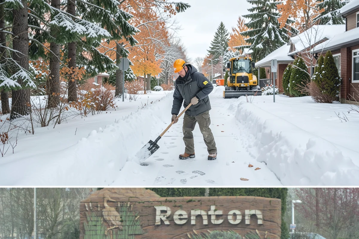 School Snow Plowing in Renton, King County, WA - Establish a contract before the school year's winter term so every campus opening is safe.