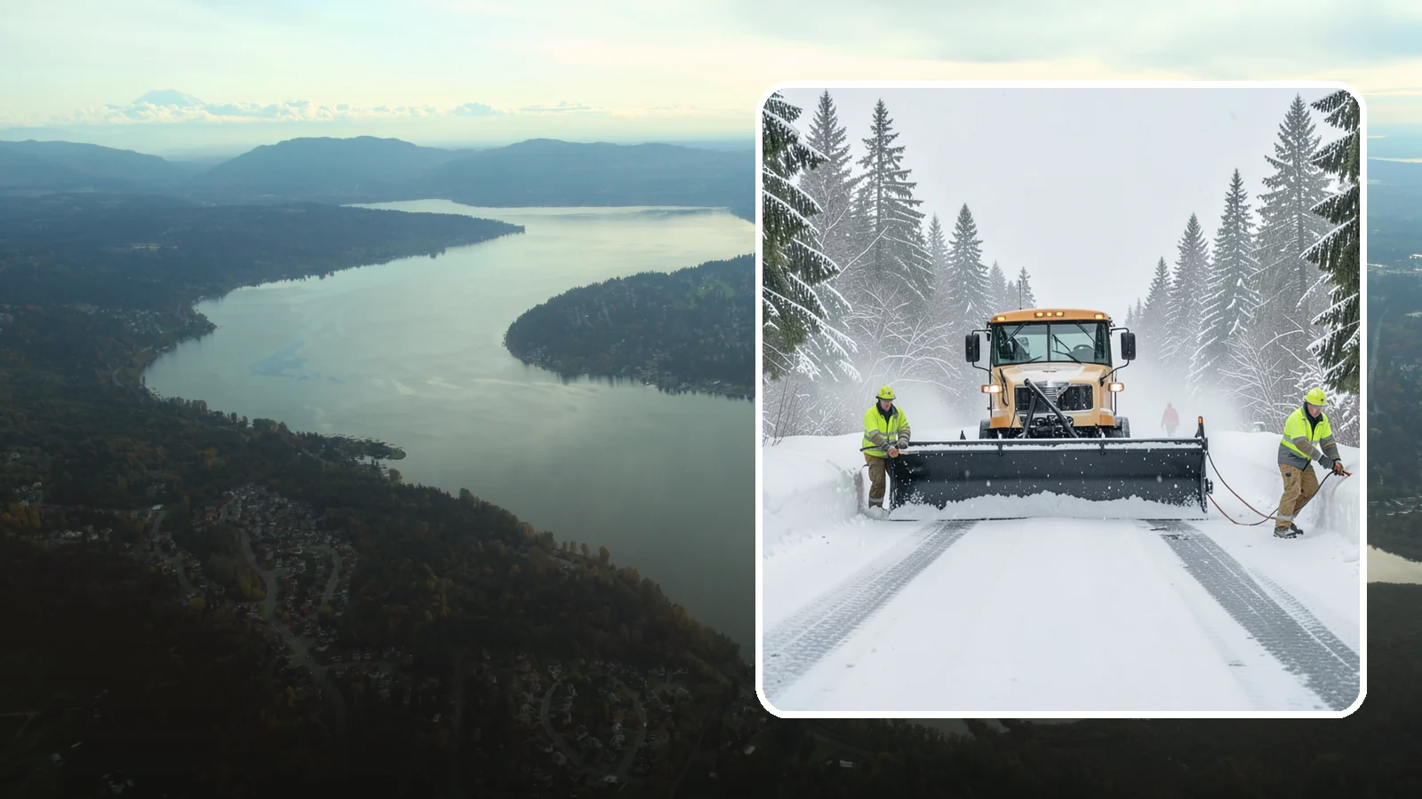 School Snow Plowing in Sammamish, King County, WA - We plow school lots, bus loops, and student drop-off zones before the first bell so staff, buses, and parents move safely.