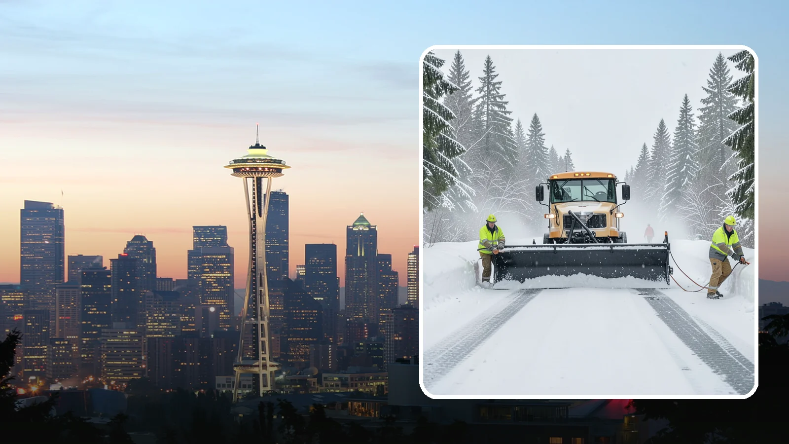School Snow Plowing in Seattle, King County, WA - We plow school lots, bus loops, and student drop-off zones before the first bell so staff, buses, and parents move safely.