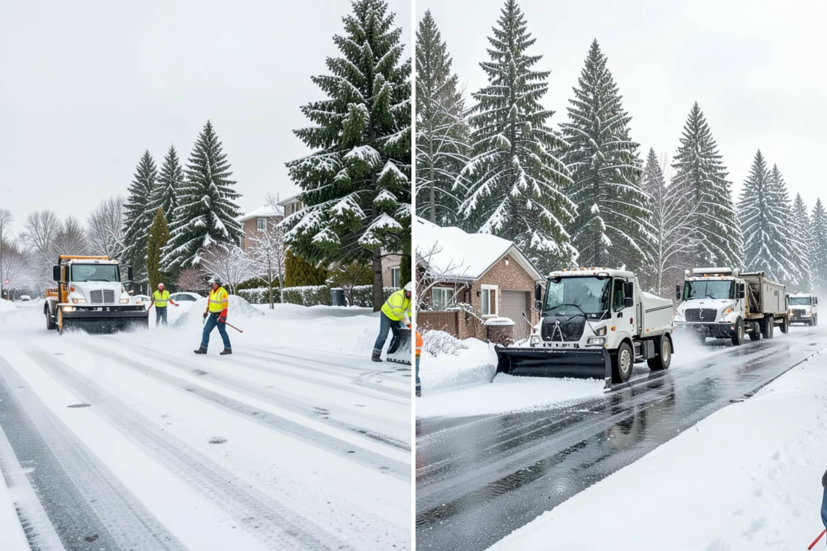 School Snow Plowing in Seattle, King County, WA - Confirm the bell schedule and bus-loop priorities with facilities staff