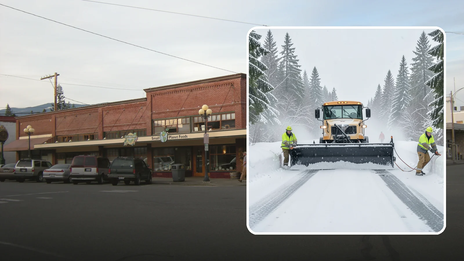 School Snow Plowing in Sedro-Woolley, Skagit County, WA - We plow school lots, bus loops, and student drop-off zones before the first bell so staff, buses, and parents move safely.