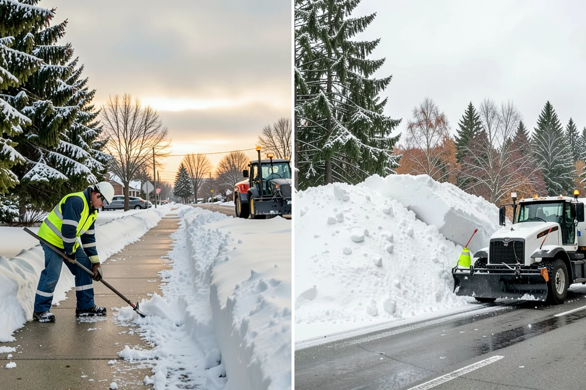 School Snow Plowing in Sedro-Woolley, Skagit County, WA - Confirm the bell schedule and bus-loop priorities with facilities staff