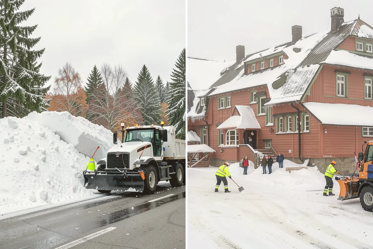 School Snow Plowing in Snohomish, Snohomish County, WA - Confirm the bell schedule and bus-loop priorities with facilities staff