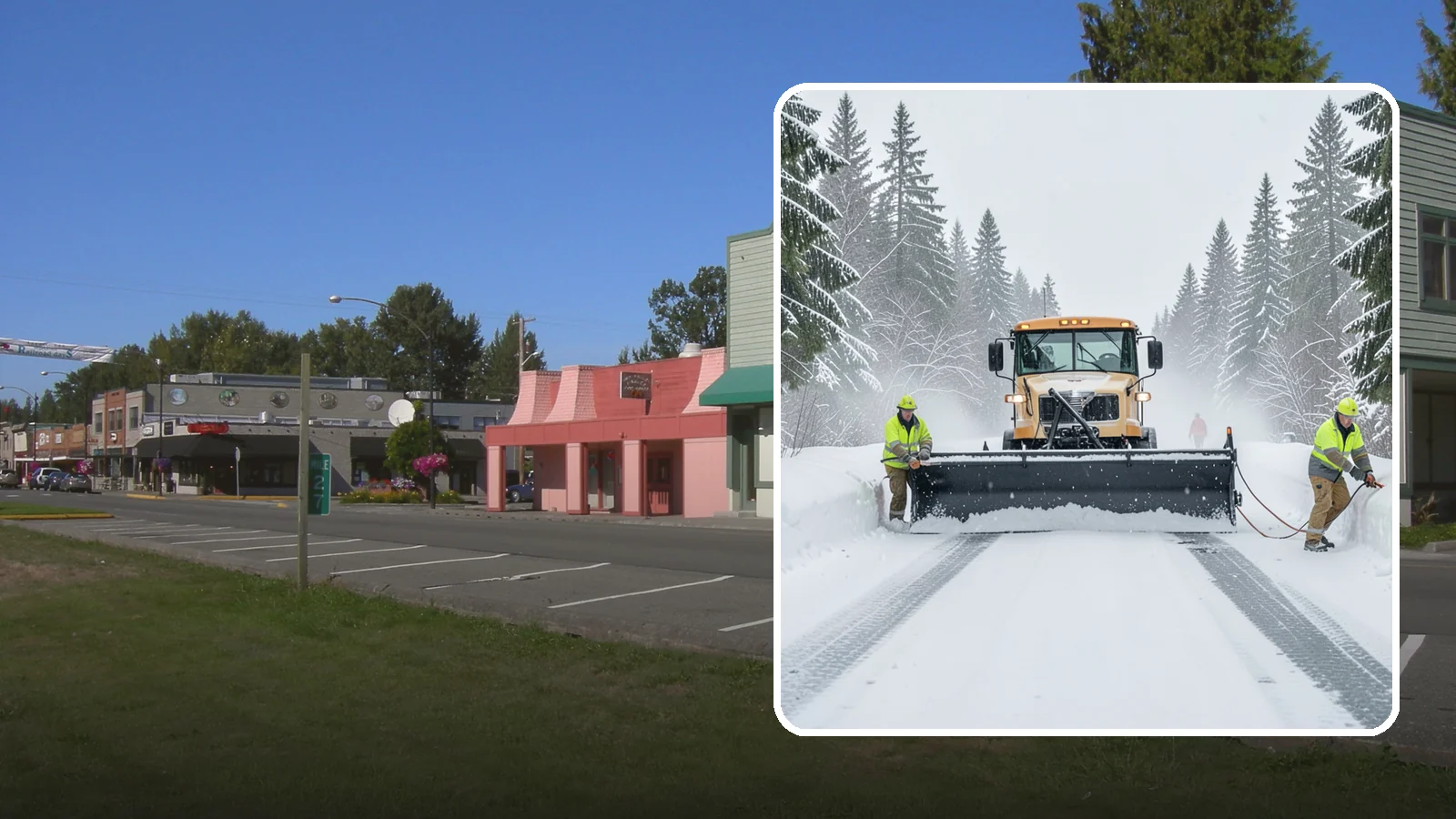 School Snow Plowing in Snoqualmie, King County, WA - We plow school lots, bus loops, and student drop-off zones before the first bell so staff, buses, and parents move safely.