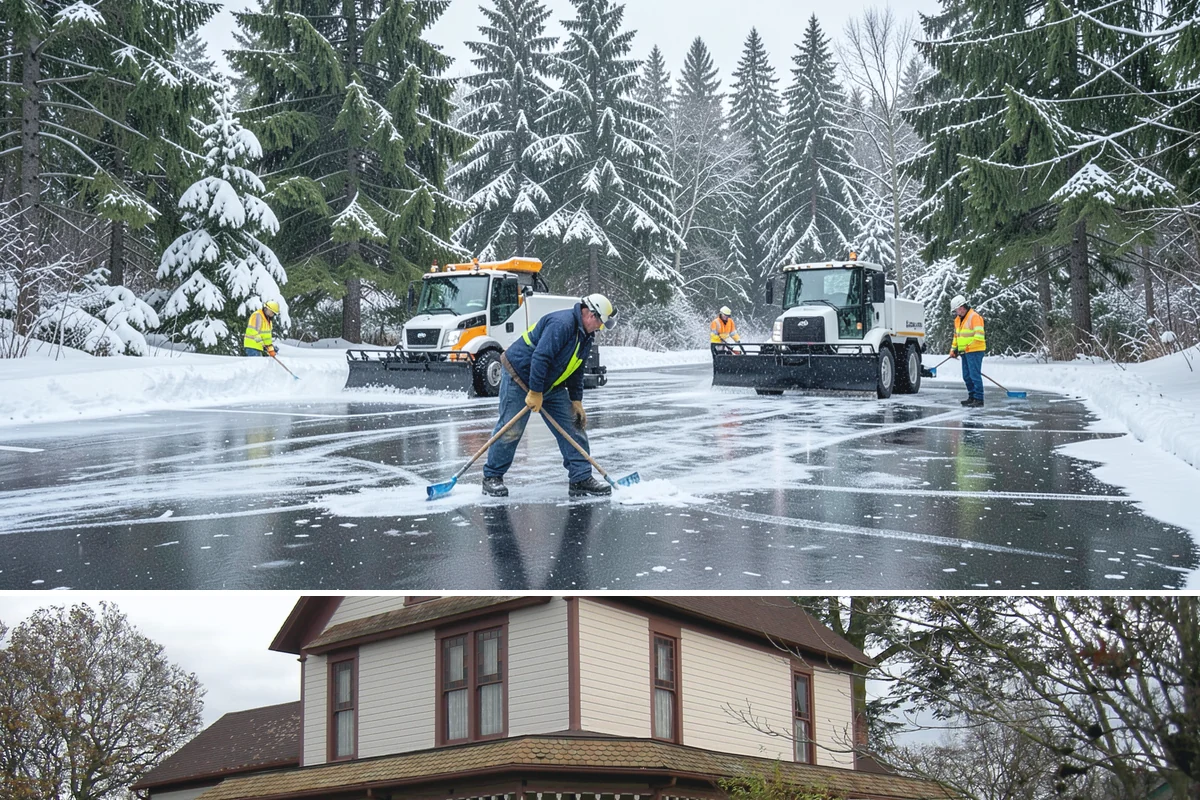 School Snow Plowing in Sumner, Pierce County, WA - Establish a contract before the school year's winter term so every campus opening is safe.