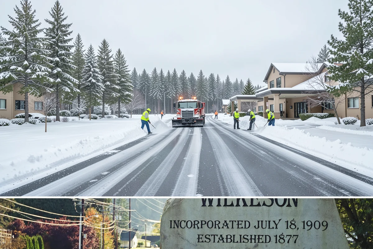 School Snow Plowing in Wilkeson, Pierce County, WA - Establish a contract before the school year's winter term so every campus opening is safe.