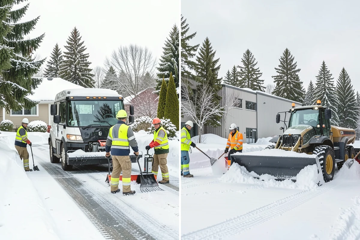 School Snow Removal in Anacortes, Skagit County, WA - Map bus routes, drop-off zones, and student walking paths