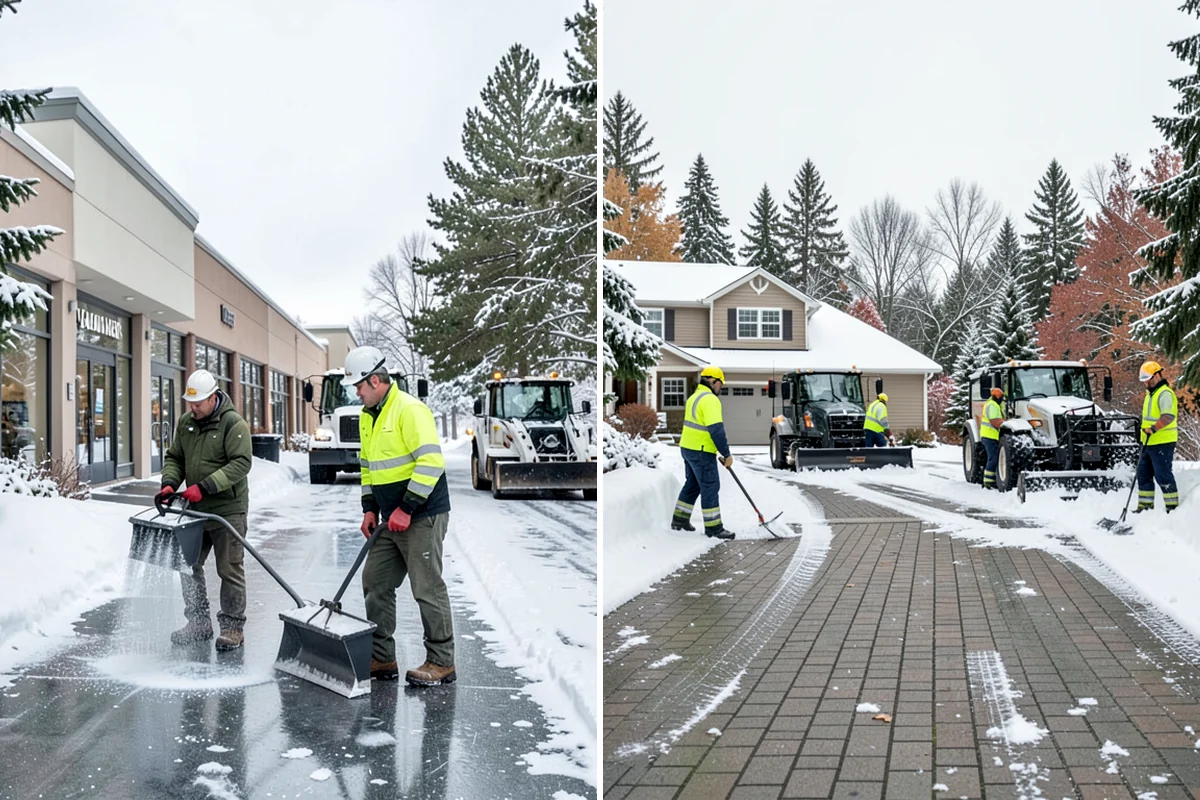 School Snow Removal in Arlington, Snohomish County, WA - Map bus routes, drop-off zones, and student walking paths