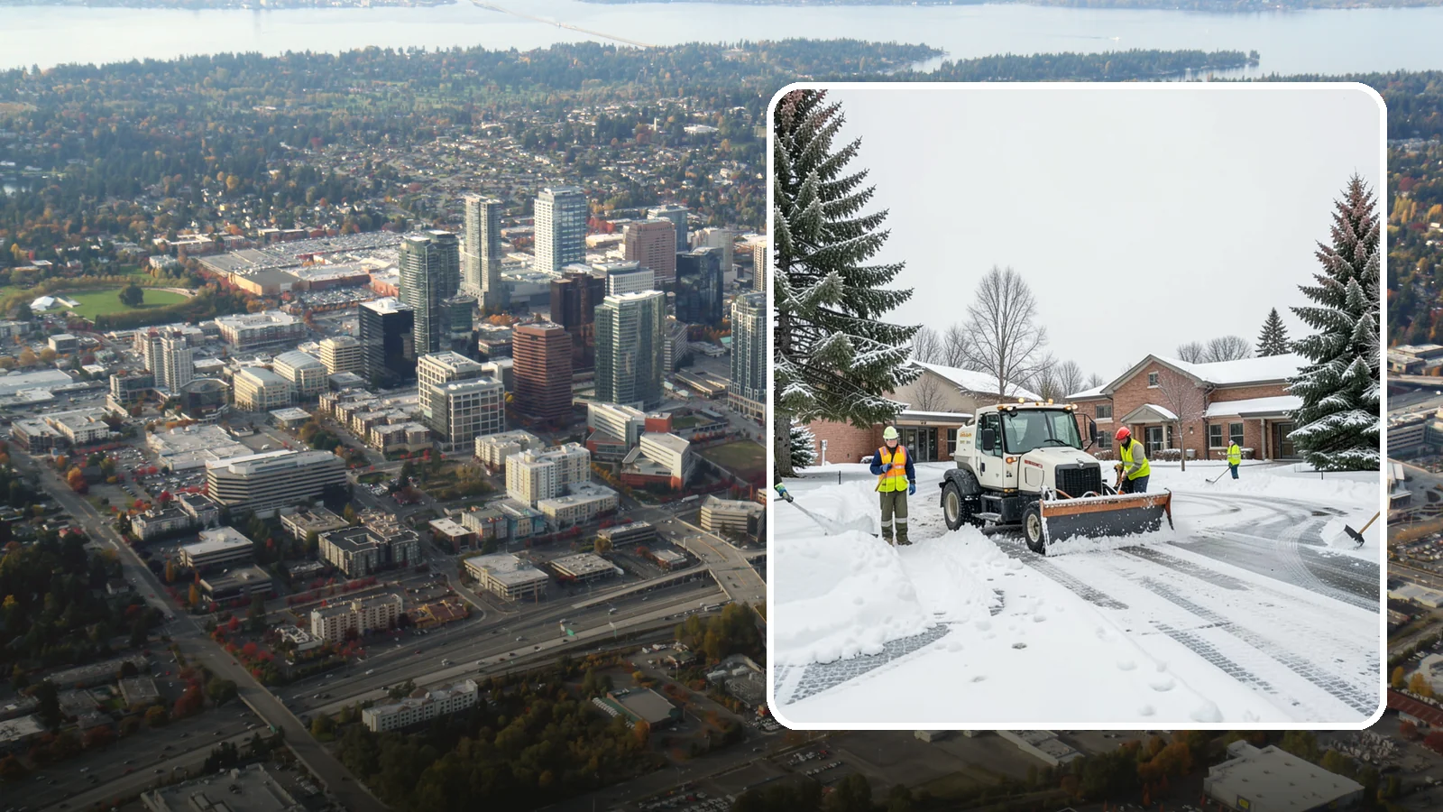 School Snow Removal in Bellevue, King County, WA - Keep students, staff, and buses moving safely by clearing school lots, drop-off lanes, and walkways ahead of the morning bell.