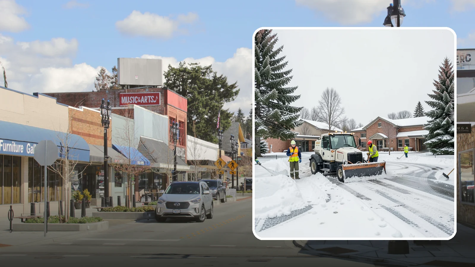 School Snow Removal in Bothell, King County, WA - Keep students, staff, and buses moving safely by clearing school lots, drop-off lanes, and walkways ahead of the morning bell.