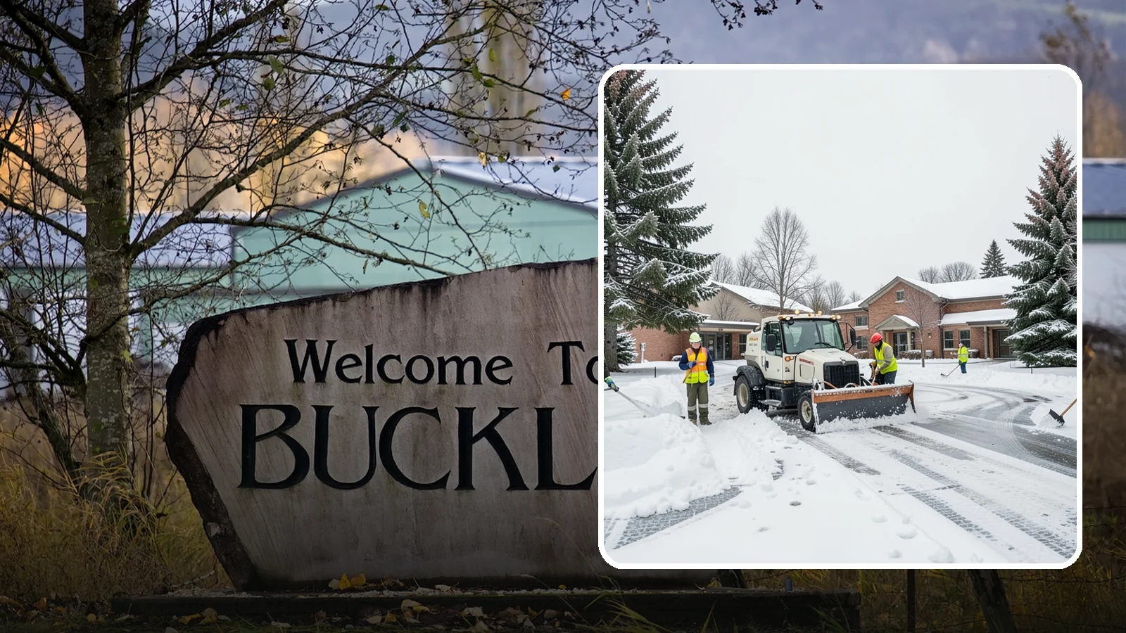 School Snow Removal in Buckley, Pierce County, WA - Keep students, staff, and buses moving safely by clearing school lots, drop-off lanes, and walkways ahead of the morning bell.