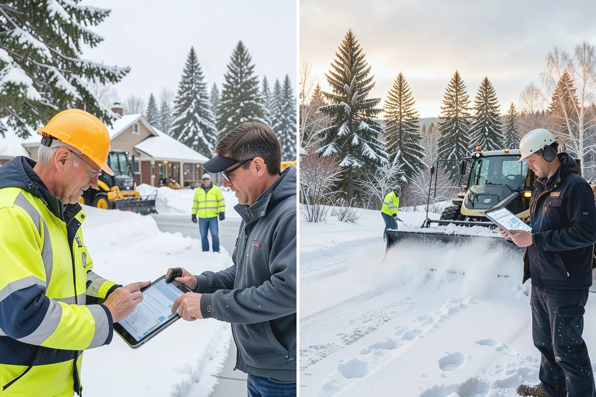 School Snow Removal in Des Moines, King County, WA - Map bus routes, drop-off zones, and student walking paths