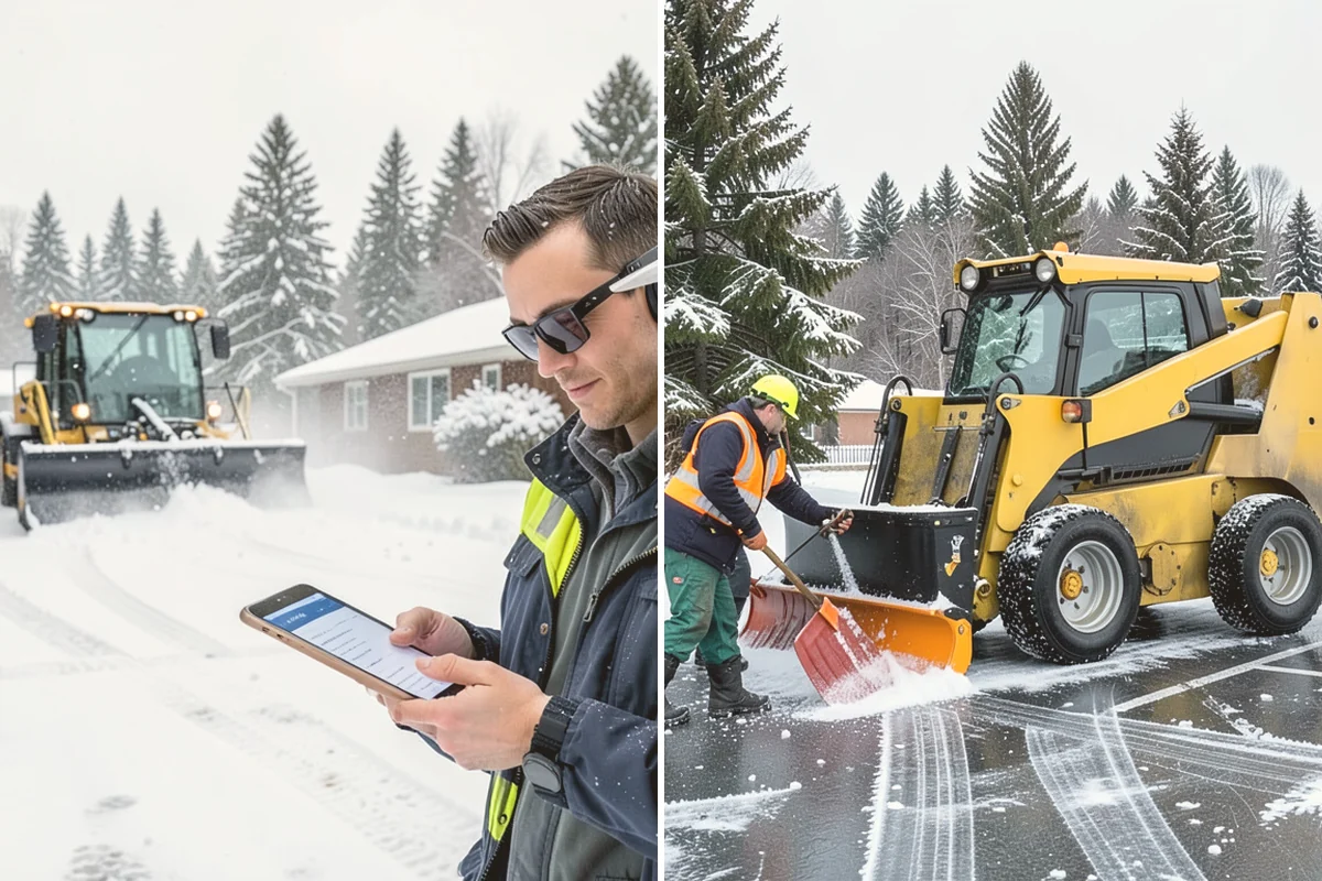 School Snow Removal in Edmonds, Snohomish County, WA - Map bus routes, drop-off zones, and student walking paths