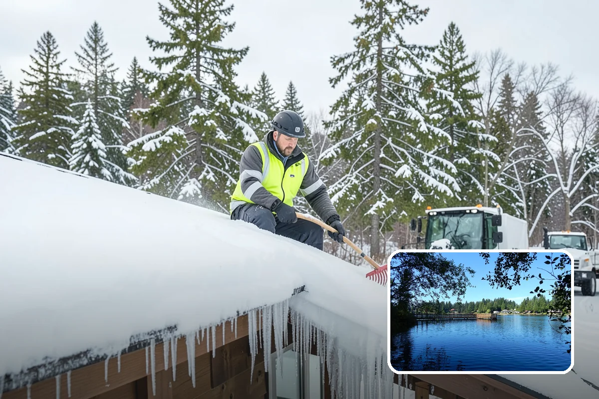 School Snow Removal in Federal Way, King County, WA - Clear bus loops and drop-off lanes before arrival