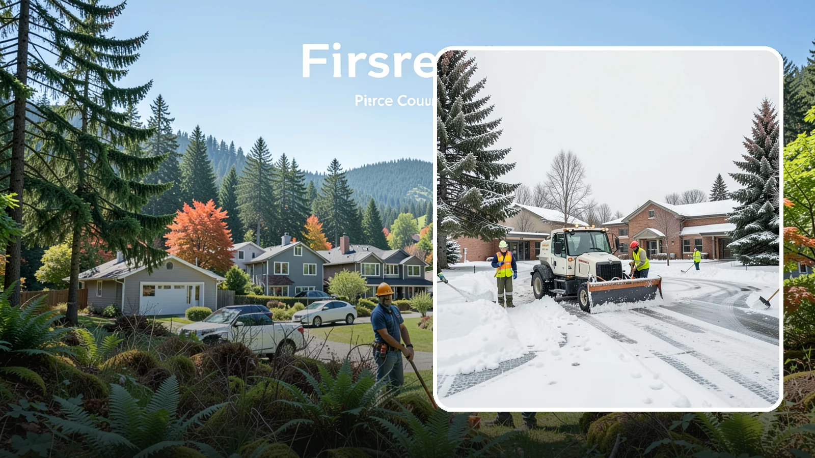 School Snow Removal in Fircrest, Pierce County, WA - Keep students, staff, and buses moving safely by clearing school lots, drop-off lanes, and walkways ahead of the morning bell.