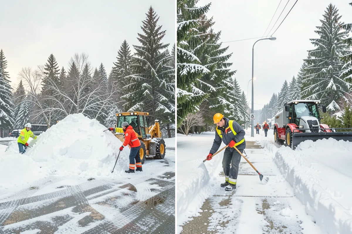 School Snow Removal in Index, Snohomish County, WA - Map bus routes, drop-off zones, and student walking paths