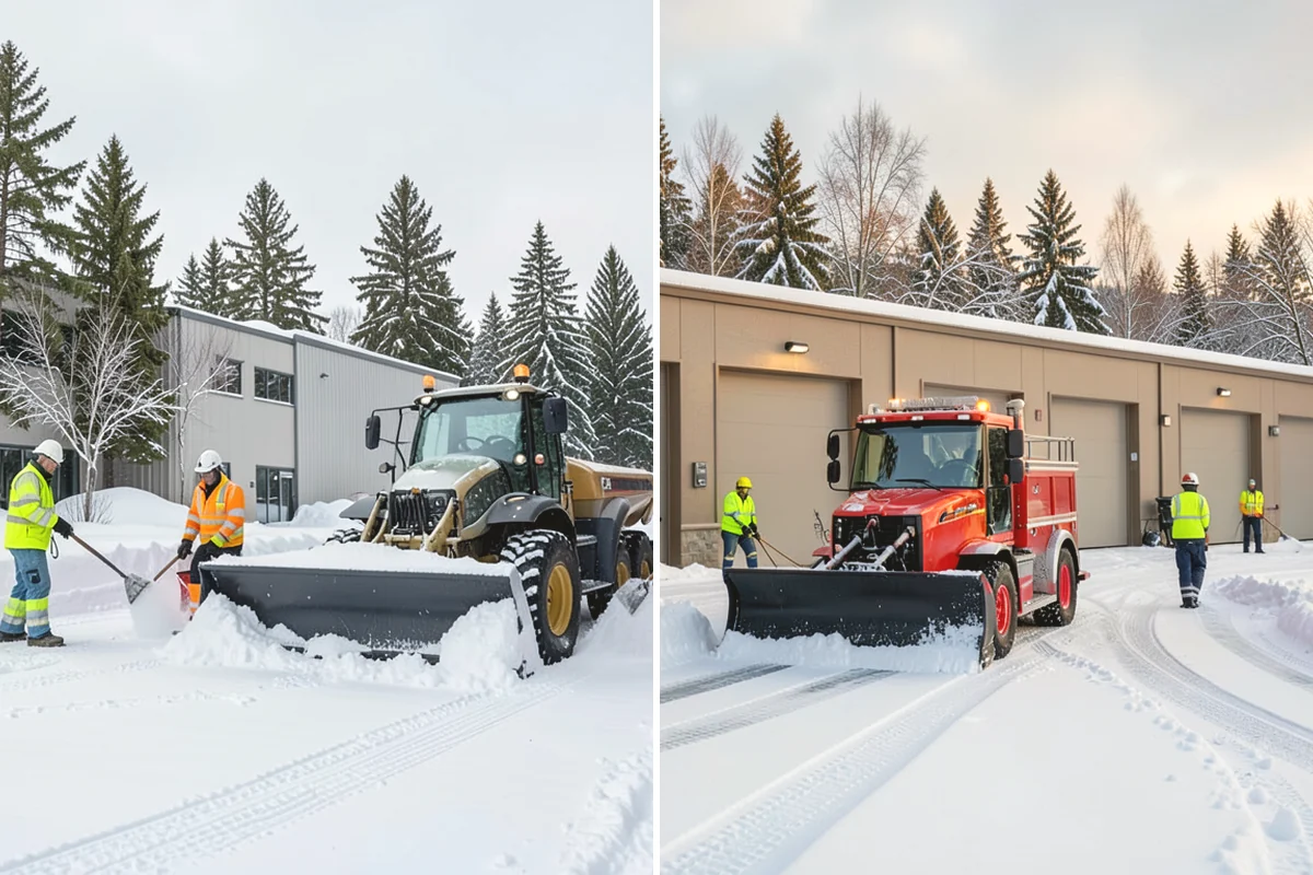 School Snow Removal in Issaquah, King County, WA - Map bus routes, drop-off zones, and student walking paths