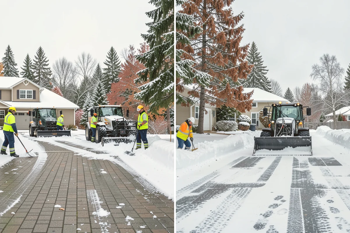 School Snow Removal in Kirkland, King County, WA - Map bus routes, drop-off zones, and student walking paths