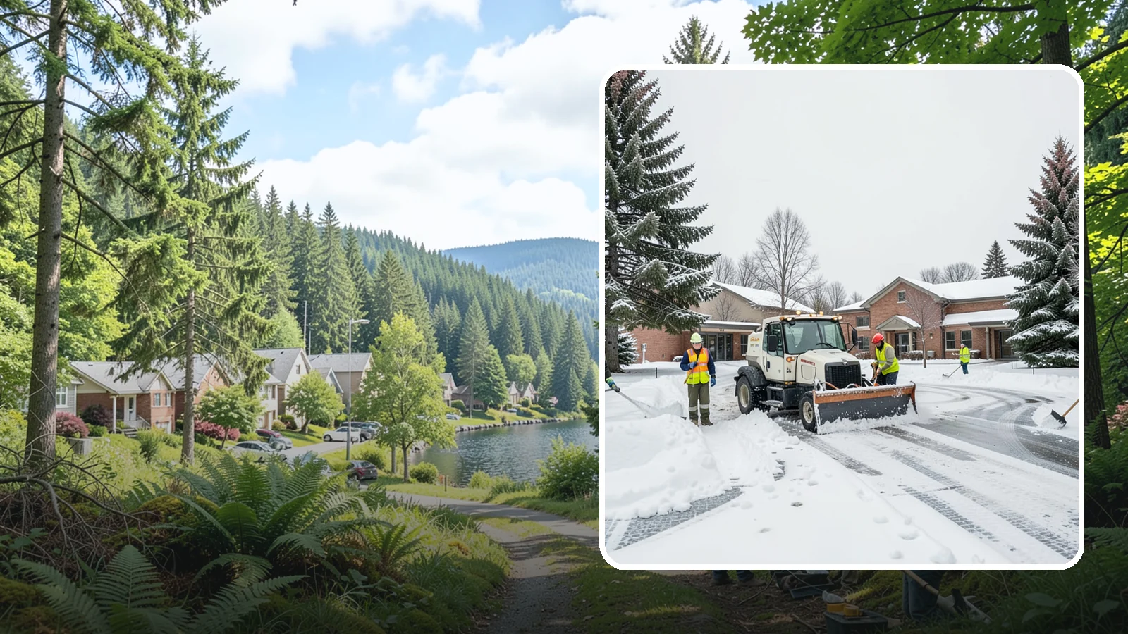 School Snow Removal in Lake Forest Park, King County, WA - Keep students, staff, and buses moving safely by clearing school lots, drop-off lanes, and walkways ahead of the morning bell.