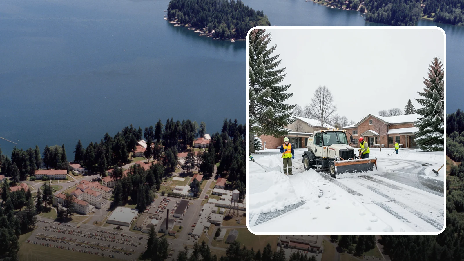 School Snow Removal in Lakewood, Pierce County, WA - Keep students, staff, and buses moving safely by clearing school lots, drop-off lanes, and walkways ahead of the morning bell.