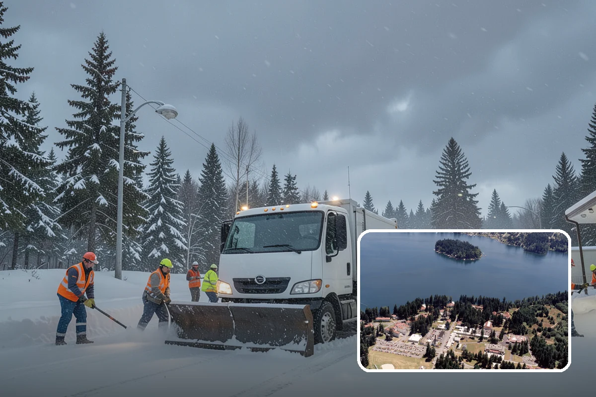 School Snow Removal in Lakewood, Pierce County, WA - Clear bus loops and drop-off lanes before arrival