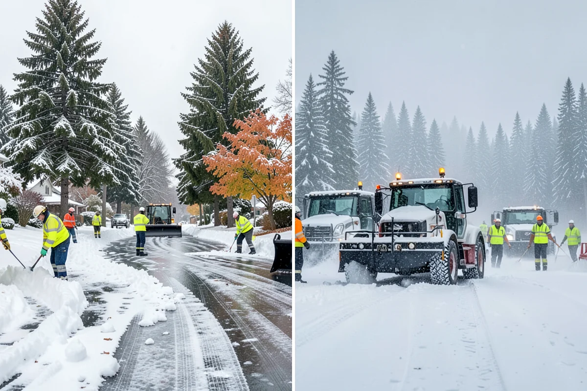 School Snow Removal in Lakewood, Pierce County, WA - Map bus routes, drop-off zones, and student walking paths