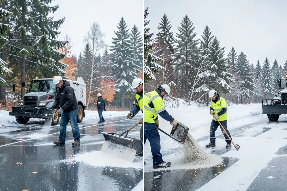 School Snow Removal in Lyman, Skagit County, WA - Map bus routes, drop-off zones, and student walking paths