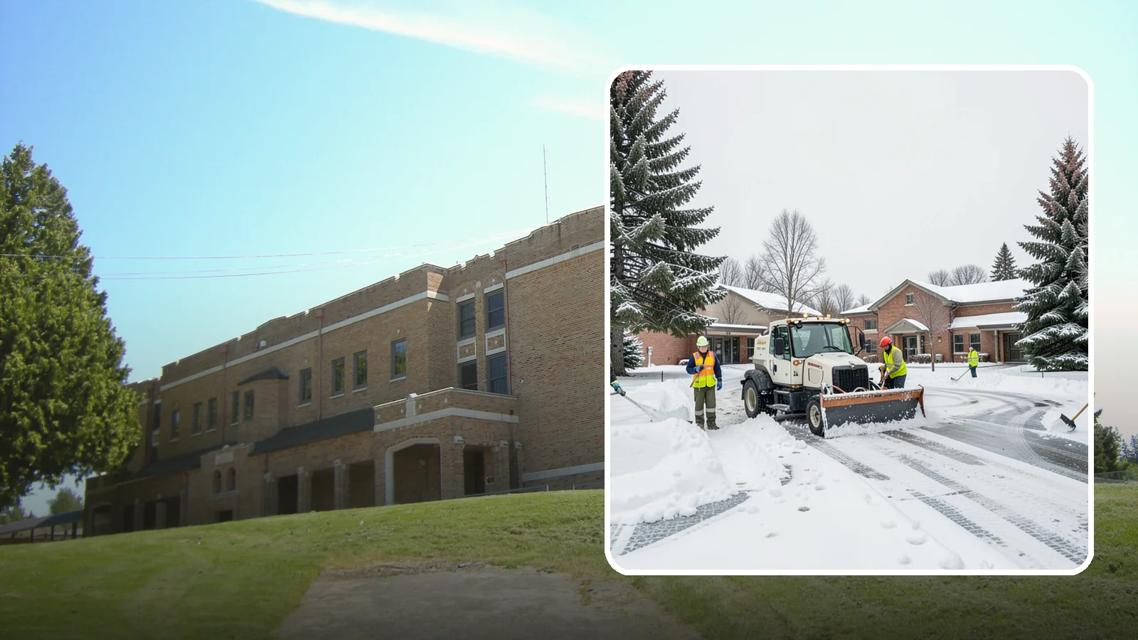 School Snow Removal in Maple Valley, King County, WA - Keep students, staff, and buses moving safely by clearing school lots, drop-off lanes, and walkways ahead of the morning bell.