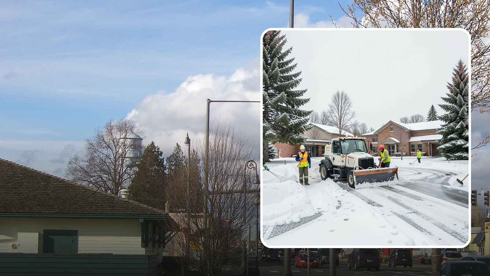 School Snow Removal in Marysville, Snohomish County, WA - Keep students, staff, and buses moving safely by clearing school lots, drop-off lanes, and walkways ahead of the morning bell.