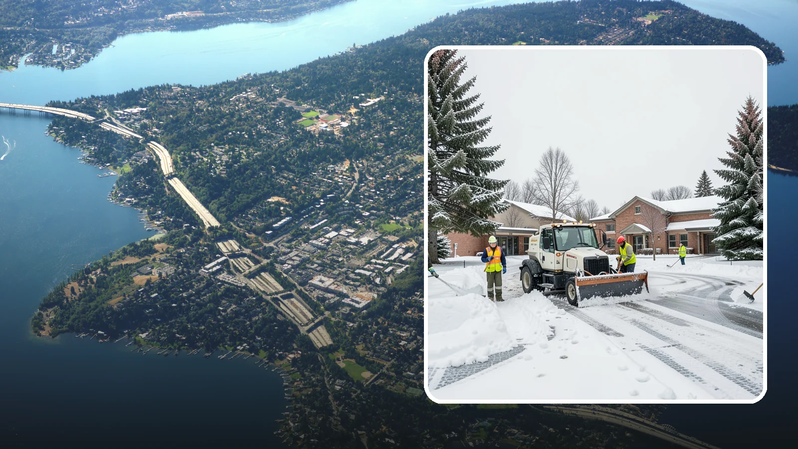 School Snow Removal in Mercer Island, King County, WA - Keep students, staff, and buses moving safely by clearing school lots, drop-off lanes, and walkways ahead of the morning bell.
