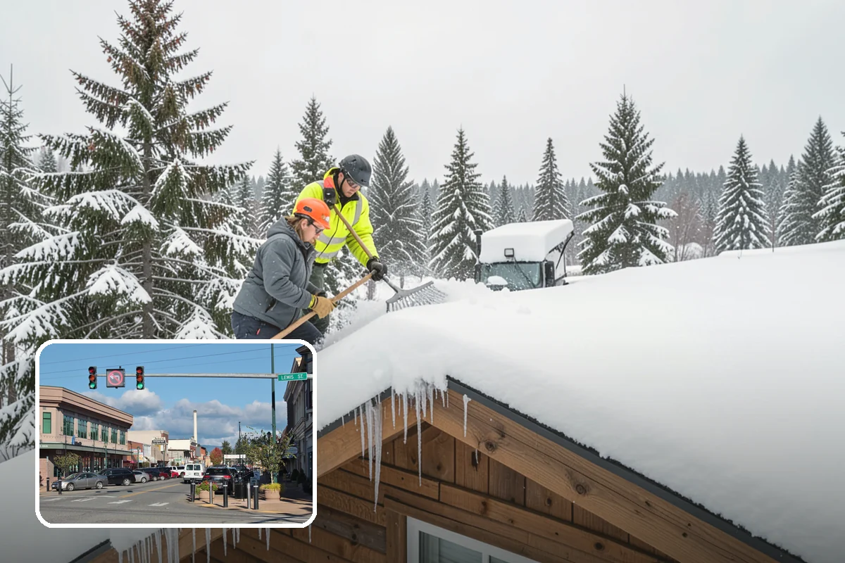 School Snow Removal in Monroe, Snohomish County, WA - Clear bus loops and drop-off lanes before arrival