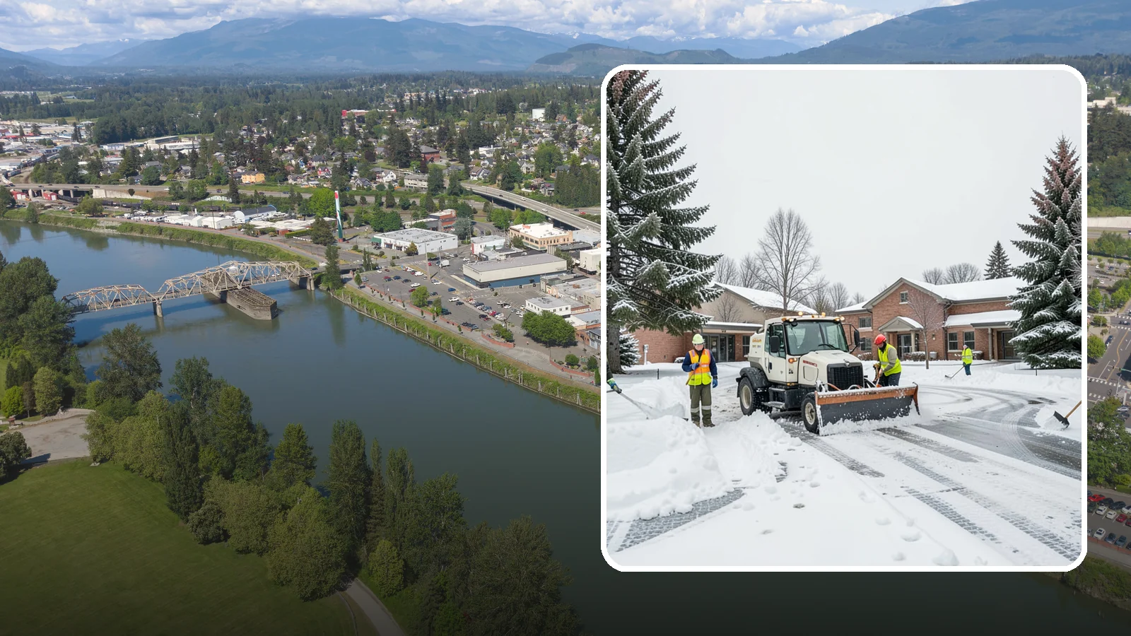 School Snow Removal in Mount Vernon, Skagit County, WA - Keep students, staff, and buses moving safely by clearing school lots, drop-off lanes, and walkways ahead of the morning bell.