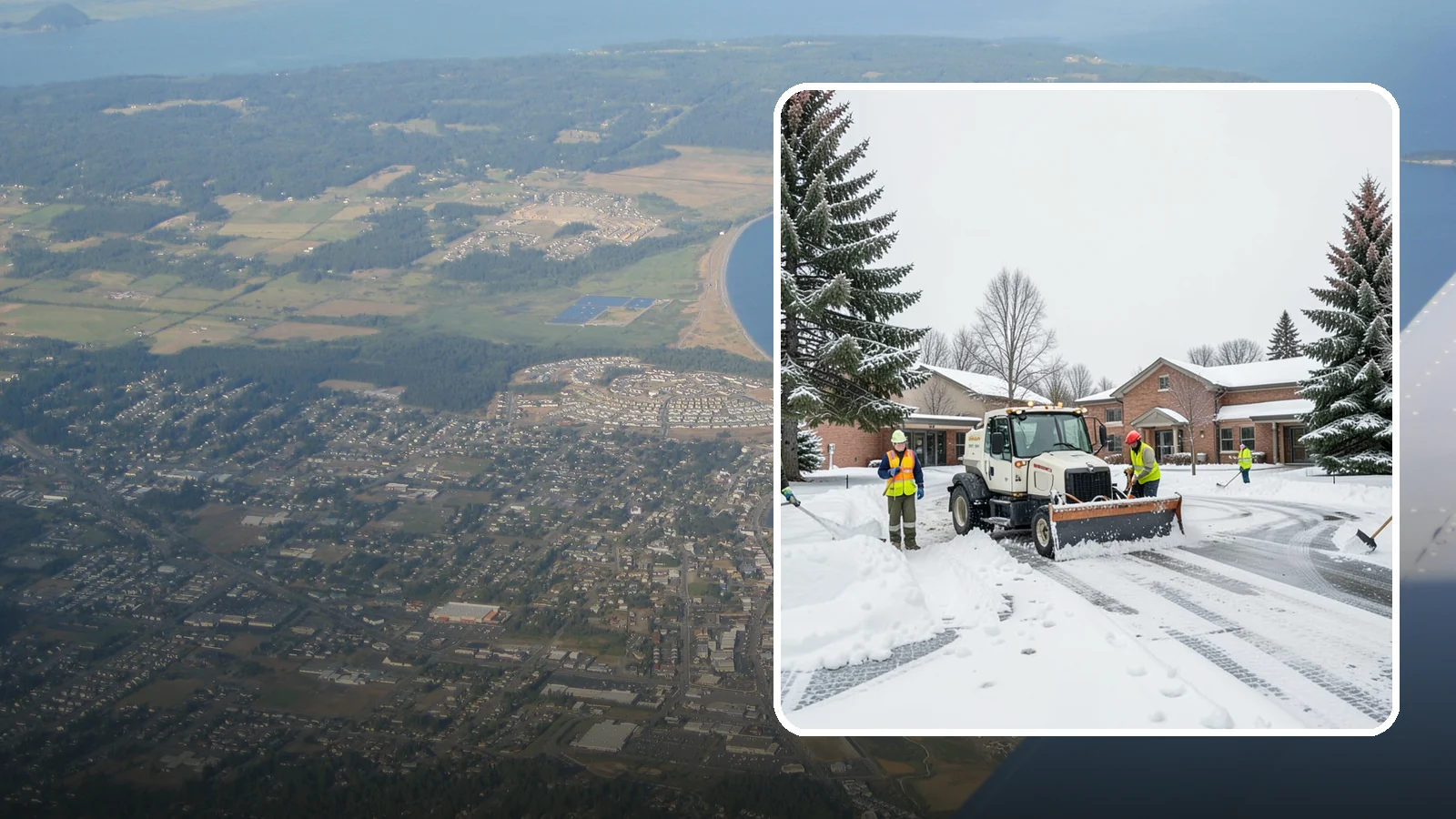 School Snow Removal in Oak Harbor, Island County, WA - Keep students, staff, and buses moving safely by clearing school lots, drop-off lanes, and walkways ahead of the morning bell.