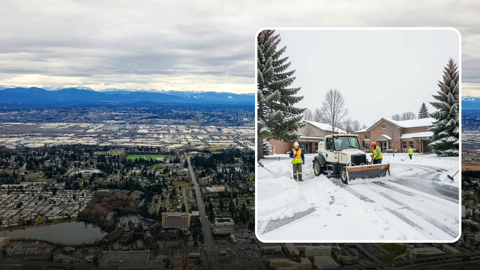 School Snow Removal in SeaTac, King County, WA - Keep students, staff, and buses moving safely by clearing school lots, drop-off lanes, and walkways ahead of the morning bell.