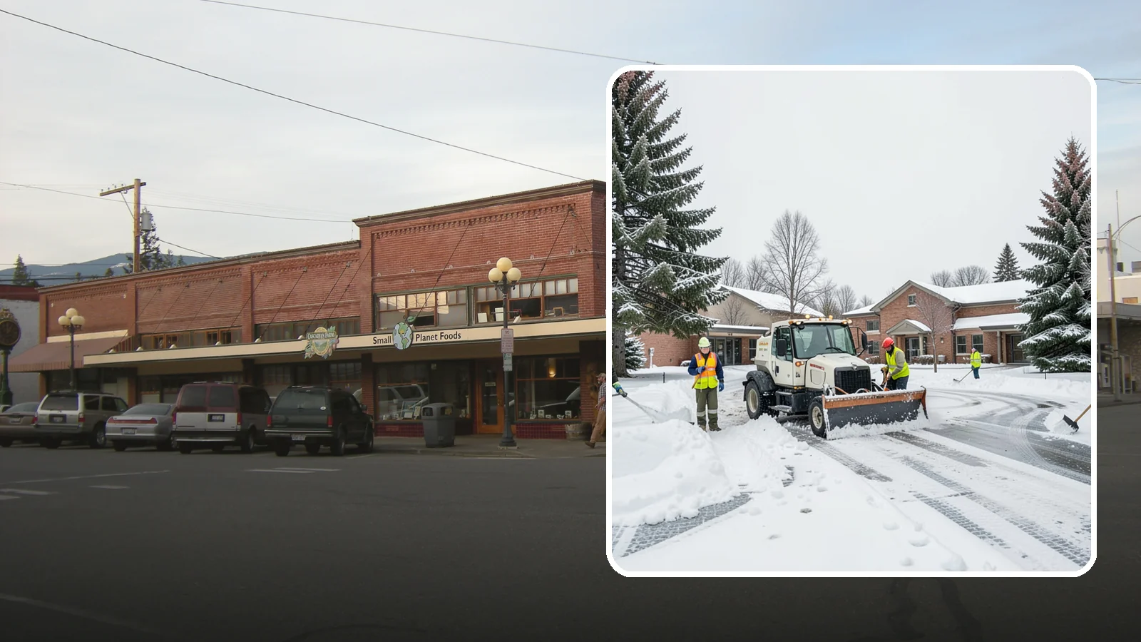 School Snow Removal in Sedro-Woolley, Skagit County, WA - Keep students, staff, and buses moving safely by clearing school lots, drop-off lanes, and walkways ahead of the morning bell.