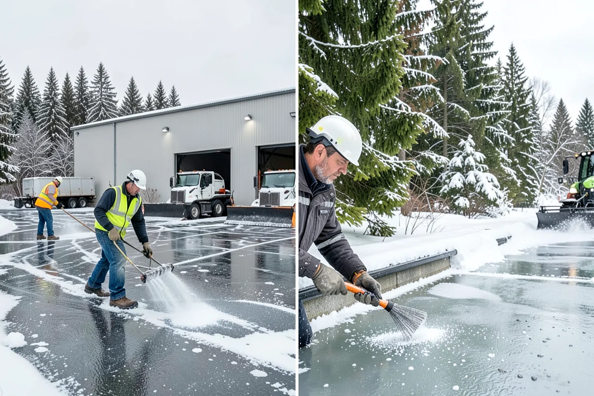 School Snow Removal in Shoreline, King County, WA - Map bus routes, drop-off zones, and student walking paths