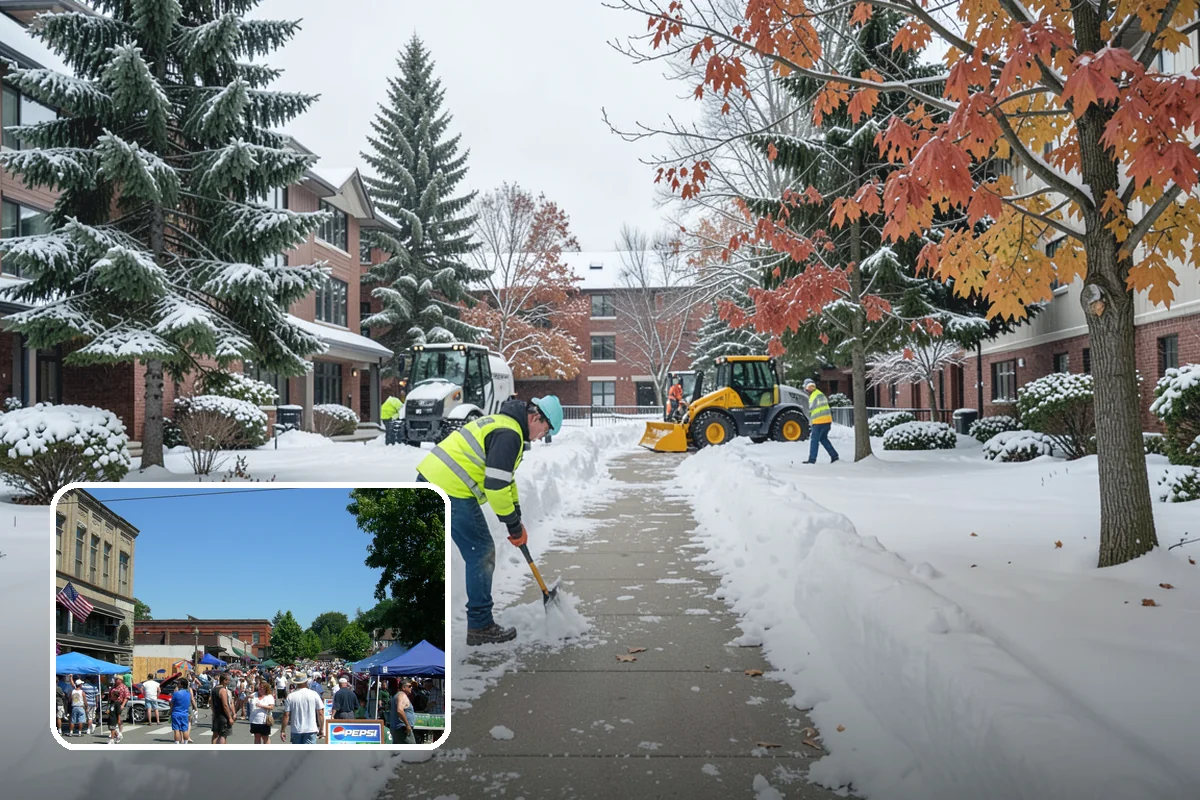 School Snow Removal in Snohomish, Snohomish County, WA - Clear bus loops and drop-off lanes before arrival