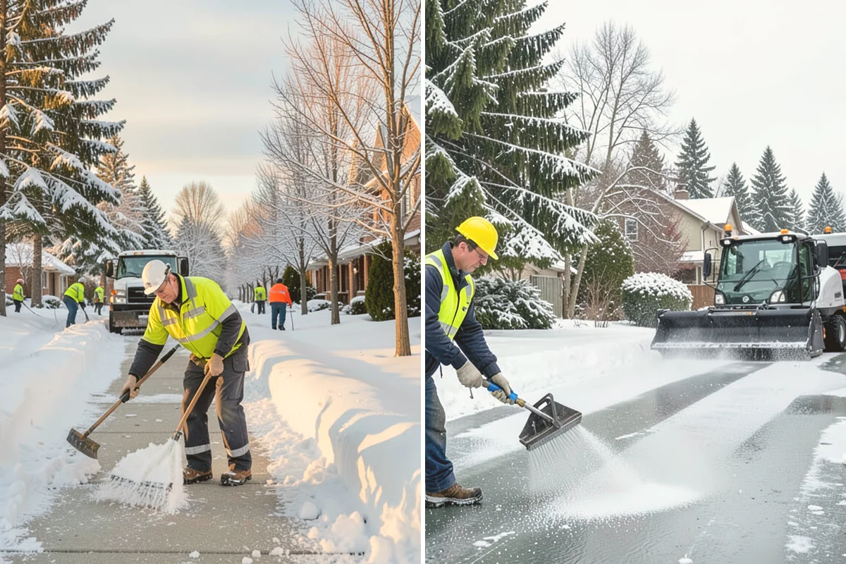 School Snow Removal in Snohomish, Snohomish County, WA - Map bus routes, drop-off zones, and student walking paths