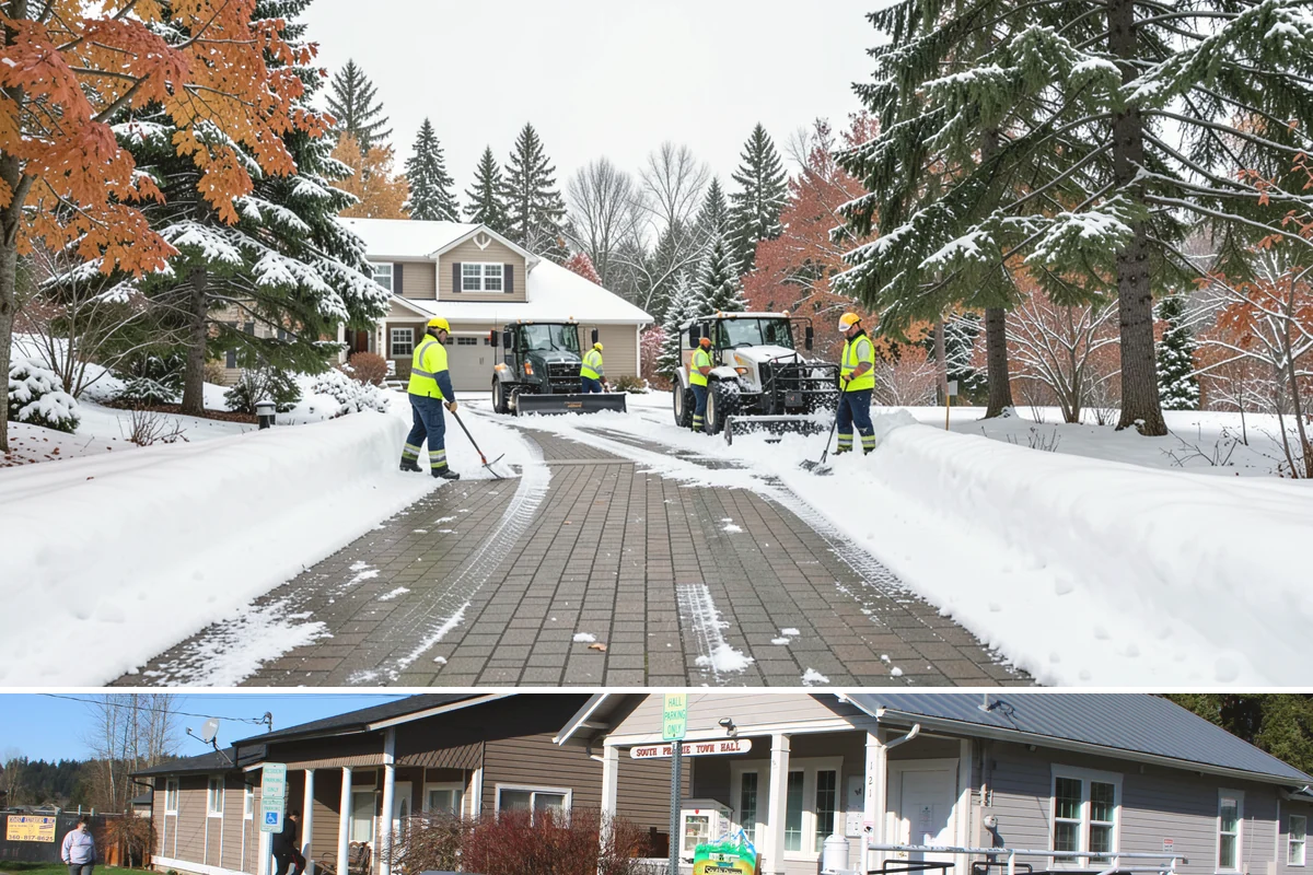 School Snow Removal in South Prairie, Pierce County, WA - School campuses need priority coverage on winter weekday mornings from December through February when ice most often triggers...