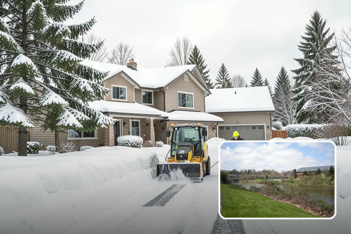 School Snow Removal in Tukwila, King County, WA - Clear bus loops and drop-off lanes before arrival