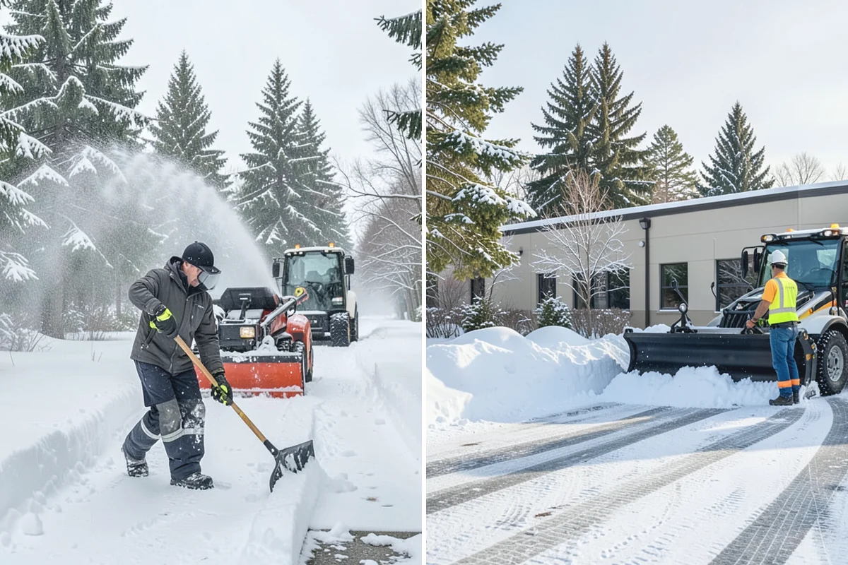 School Snow Removal in Wilkeson, Pierce County, WA - Map bus routes, drop-off zones, and student walking paths
