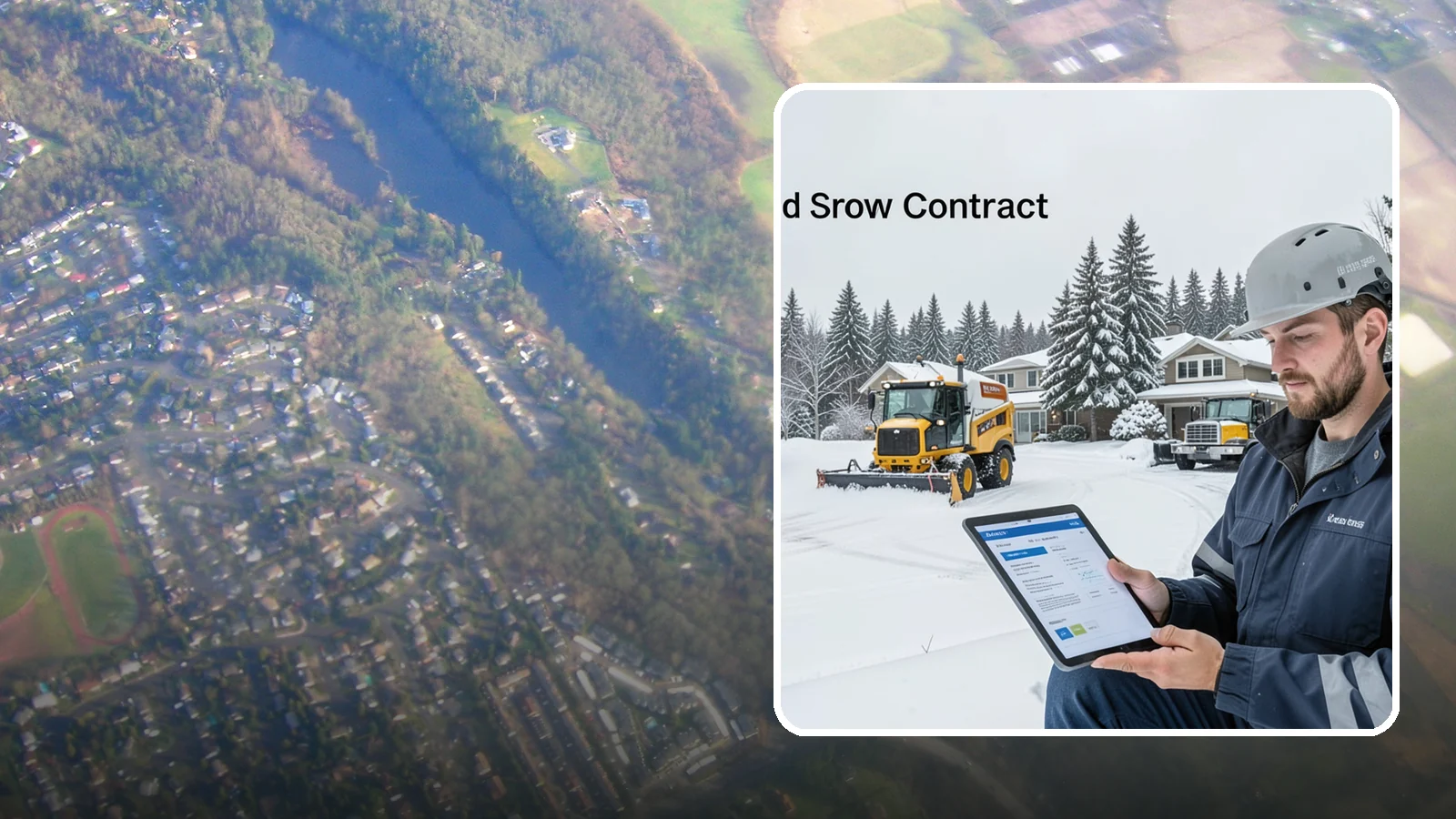 Seasonal Snow Contract in Algona, King County, WA - A single flat-rate agreement covering unlimited qualifying clearings for the entire winter season.