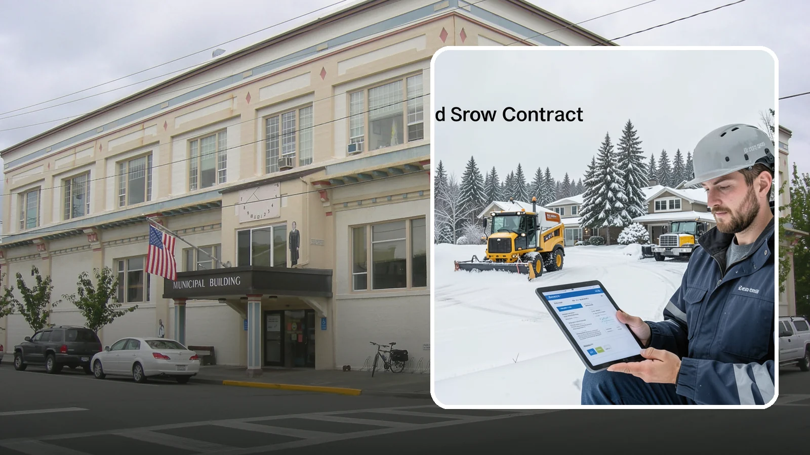 Seasonal Snow Contract in Anacortes, Skagit County, WA - A single flat-rate agreement covering unlimited qualifying clearings for the entire winter season.