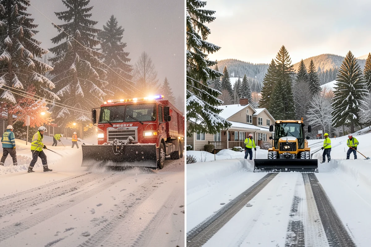 Seasonal Snow Contract in Arlington, Snohomish County, WA - We assess your property and quote a flat seasonal rate